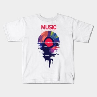 Vinyl LP Music Record Kids T-Shirt